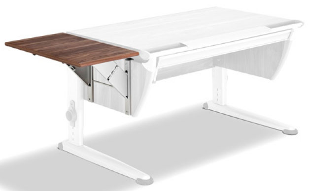 Боковая полка Moll Basic Quick Top 08 Walnut