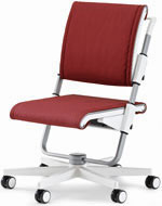 Кресло для школьника Moll Scooter White (Red)