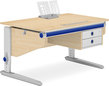 Растущая парта с тумбой Moll Winner Classic Maple + Twin Box