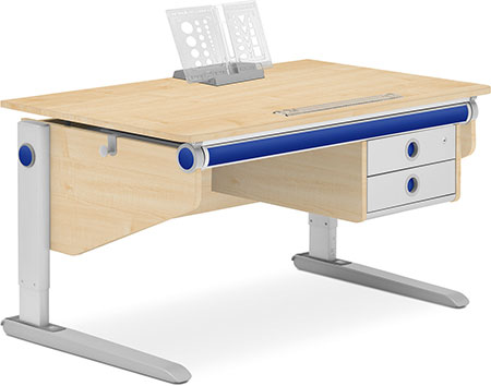 Растущая парта с тумбой Moll Winner Comfort Maple + Twin Box