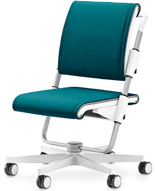 Кресло для школьника Moll Scooter White Petrol