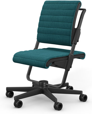 Стул Moll S6 Black Dark Green
