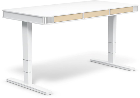 Стол для работы стоя и сидя Moll Unique T6 White / SoftBeige