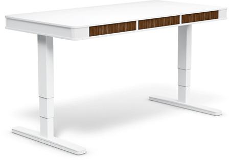 Стол для работы стоя и сидя Moll Unique T6 White / Walnut