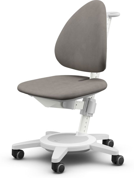 Стул для школьника Moll Maximo Soft Grey на белом основании