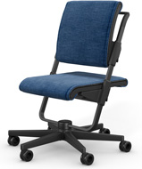 Стул Moll S6 Black Spice Deep Blue