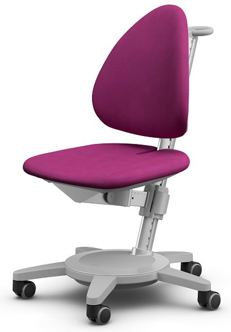 Кресло для школьника Moll Maximo Soft Magenta на сером основании