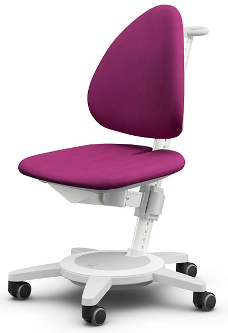 Стул для ребенка Moll Maximo Soft Magenta на белом основании