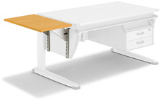 Полка боковая для принтера к столам Moll Moll Basic Printer Top 08 beech