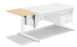 Полка боковая для принтера к столам Moll Moll Basic Printer Top 08 maple