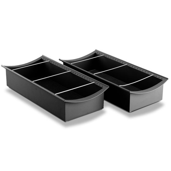 Комплект лотков(2шт) Moll Set Mediabox orange