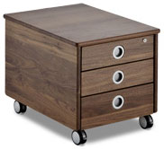 Детская тумба из массива ореха Moll Condo walnut