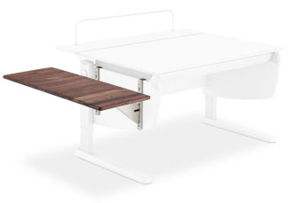 Боковая полка из массива ореха Moll Solid Vario Top walnut