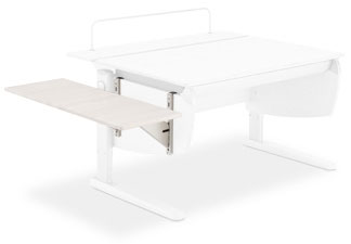 Боковая полка из массива ясеня Moll Solid Vario Top ash white