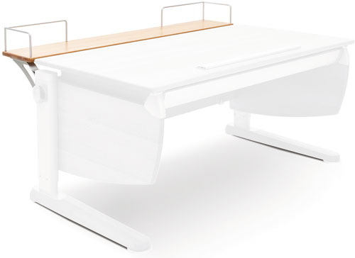Задняя полка из массива бука Moll Slim Desk (Nature)